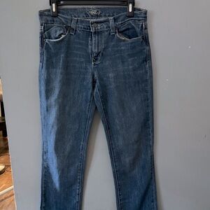 Denim Blue Straight Leg Women's Jeans